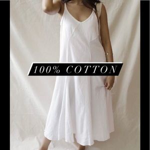 100% Cotton Midi Dress